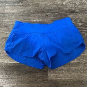 Lululemon speed up low rise 2.5” blue